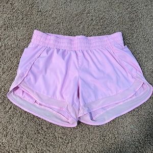 Athleta Mesh Racer Run Shorts